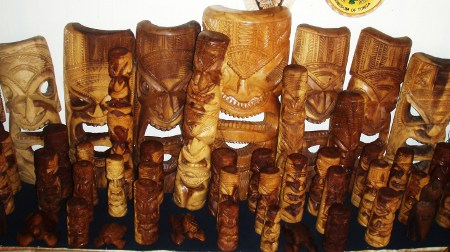 Wooden handi crafts, Tongan Gods